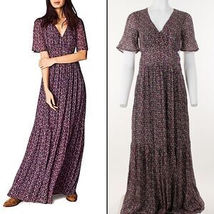 ba & sh Divine Open-Back Maxi Dress